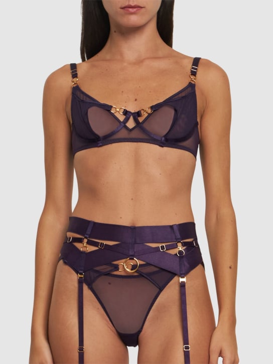 Bordelle: Retta suspender belt - Purple - women_1 | Luisa Via Roma