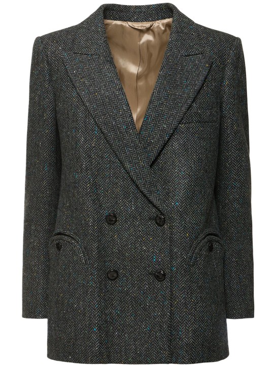 Blazé Milano: Miska Everynight wool blazer jacket - Grey - women_0 | Luisa Via Roma