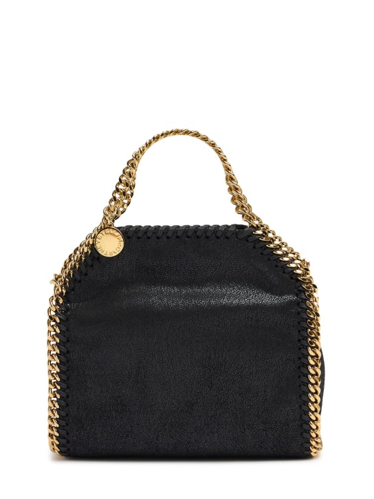 Stella McCartney: Tiny Falabella faux leather tote bag - 1000 - women_0 | Luisa Via Roma