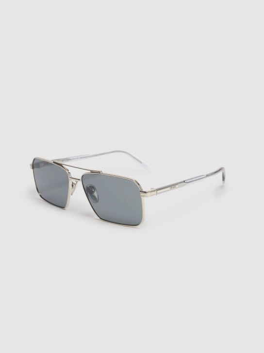 Prada: Square acetate sunglasses - men_2 | Luisa Via Roma