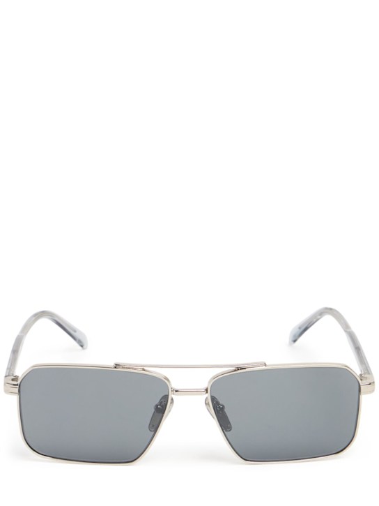 Prada: Square acetate sunglasses - men_0 | Luisa Via Roma
