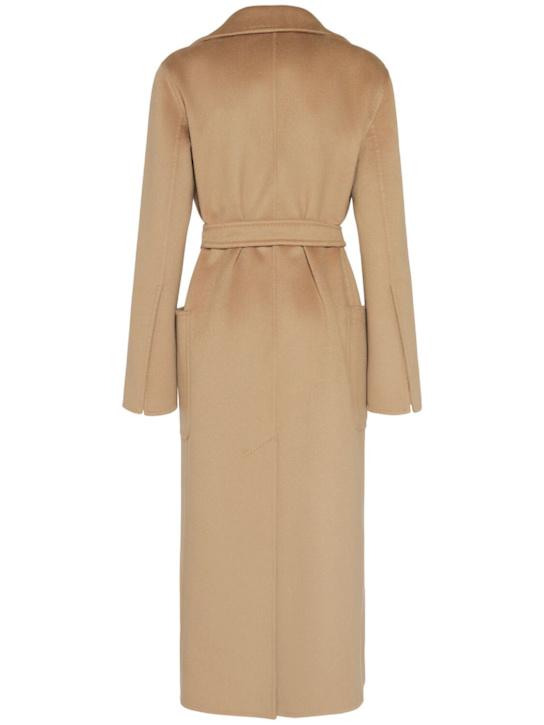 Max Mara: Artur belted cashmere coat - Camel - women_3 | Luisa Via Roma
