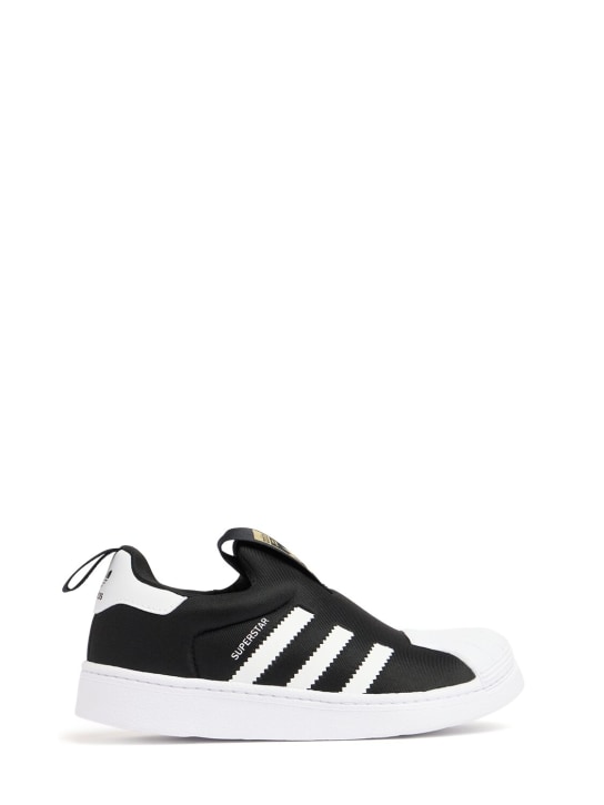 adidas Originals: Superstar sneakers - Black/White - kids-girls_0 | Luisa Via Roma