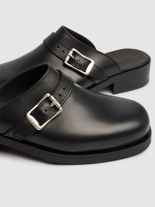 Our Legacy: Camion leather mules - men_3 | Luisa Via Roma