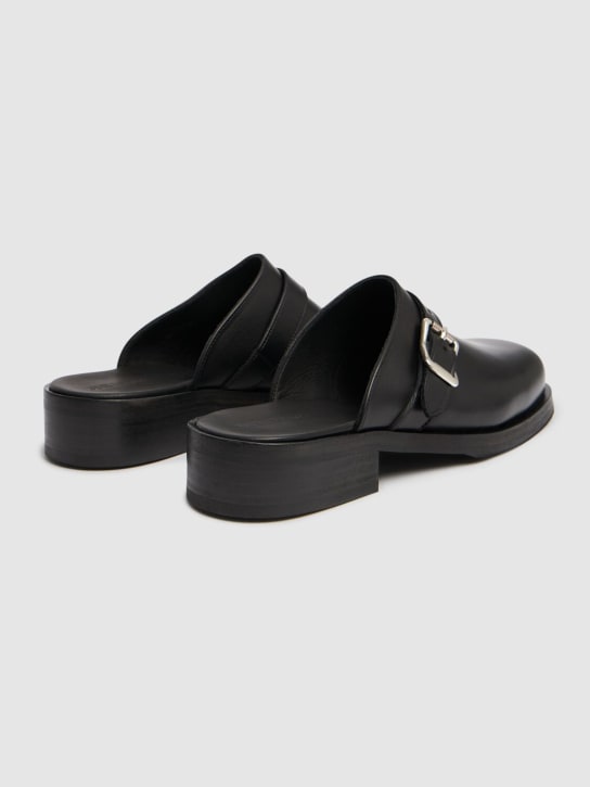Our Legacy: Camion leather mules - men_4 | Luisa Via Roma