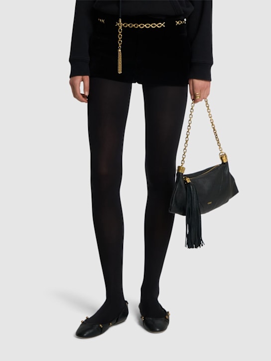 Chloé: Small Chloé foulard leather shoulder bag - women_1 | Luisa Via Roma