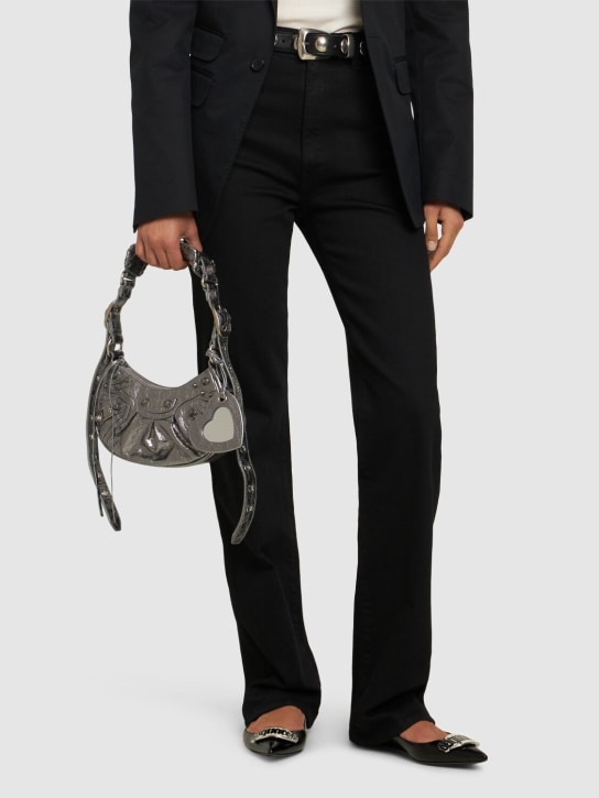 Dsquared2: 10mm Gothic leather ballerina flats - women_1 | Luisa Via Roma