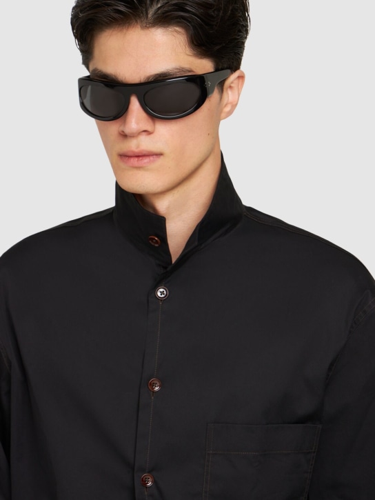 Port Tanger: Safaa acetate sunglasses w/ black lens - men_2 | Luisa Via Roma