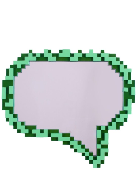 Seletti: Specchio Message pixelato - Verde - ecraft_0 | Luisa Via Roma