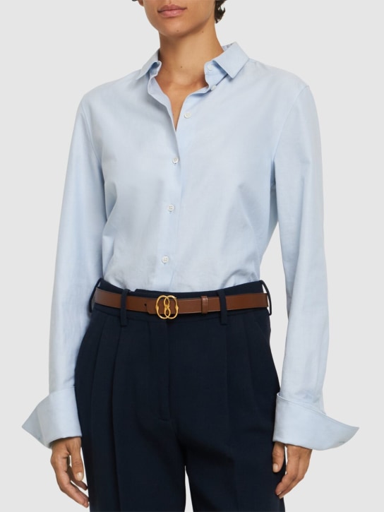 Bally: 25mm双面皮革腰带 - women_1 | Luisa Via Roma