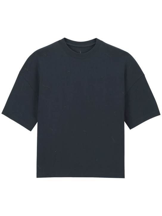 Nike: Jacquemus t-shirt - Obsidian - women_0 | Luisa Via Roma