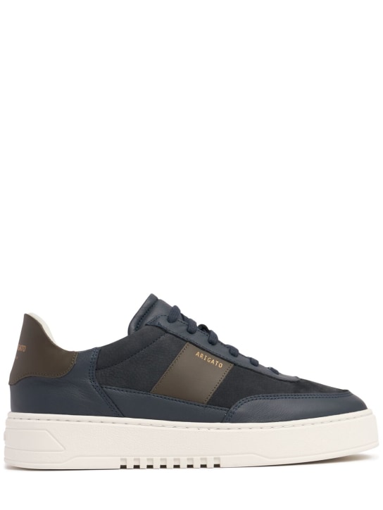 Axel Arigato: Orbit Vintage Runner sneakers - Beige/Dk Blue - men_0 | Luisa Via Roma