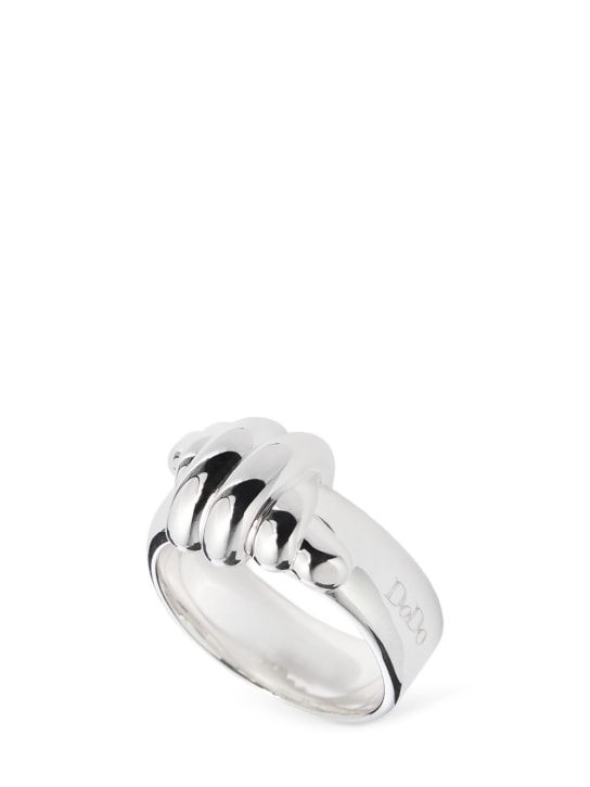 DoDo: Silver Nodo thick ring - Silver - women_0 | Luisa Via Roma