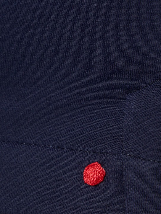 Kiton: Positano混棉POLO衫 - 蓝色 - men_3 | Luisa Via Roma