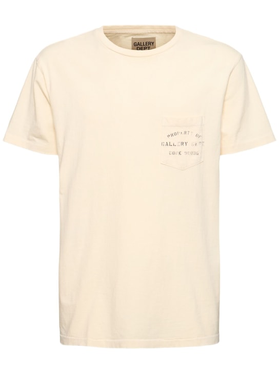 Gallery Dept.: Property Of Stencil cotton t-shirt - men_0 | Luisa Via Roma