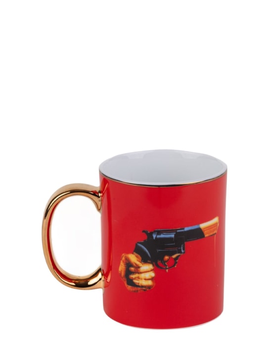Seletti: Tazza Revolver in porcellana - Rosso - ecraft_0 | Luisa Via Roma