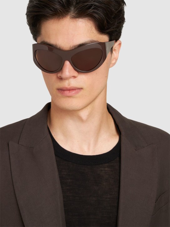 Port Tanger: Darya cat eye sunglasses - Tobacco - men_2 | Luisa Via Roma