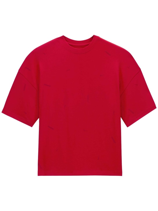 Nike: Jacquemus t-shirt - Red - women_0 | Luisa Via Roma