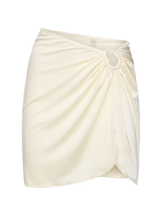 Baobab: Isla mini sarong w/ ring detail - Ivory - women_0 | Luisa Via Roma