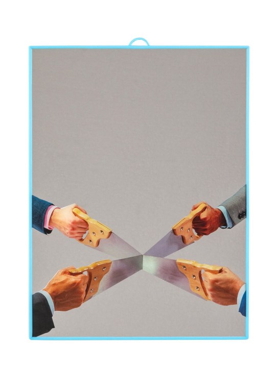 Seletti: Saws mirror w/ plastic frame - Multicolor - ecraft_0 | Luisa Via Roma
