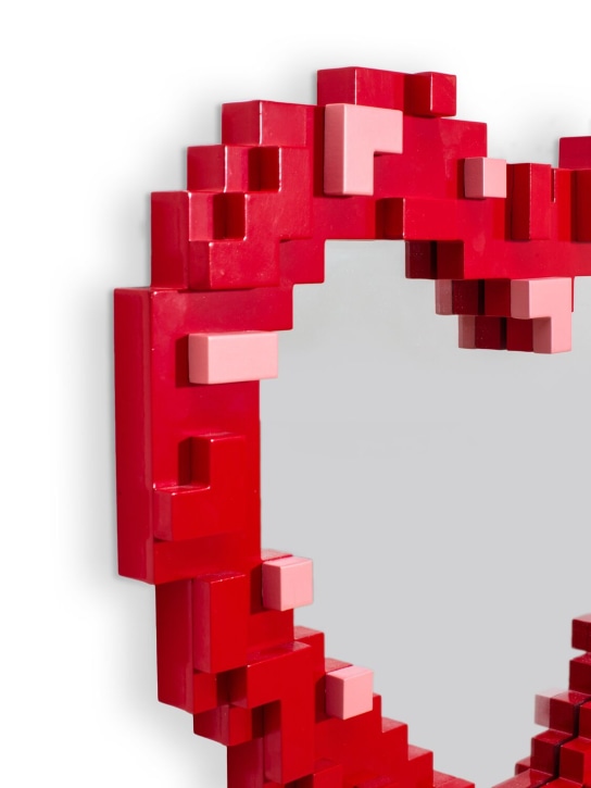 Seletti: Heart pixel mirror - ecraft_1 | Luisa Via Roma