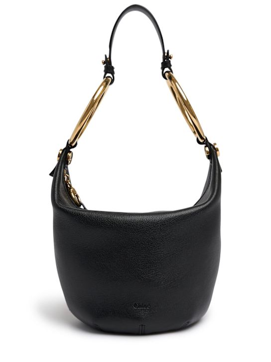 Chloé: Bolso Bracelet de piel de grano - Negro - women_0 | Luisa Via Roma