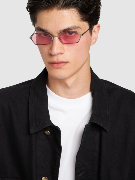 Ray-Ban: Gafas cuadradas de metal - men_2 | Luisa Via Roma