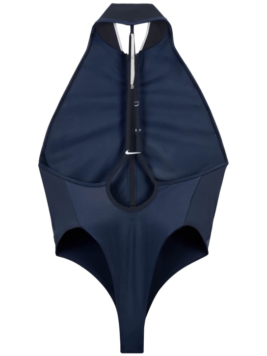 Nike: Jacquemus one piece swimsuit - Obsidian/Silver - women_1 | Luisa Via Roma