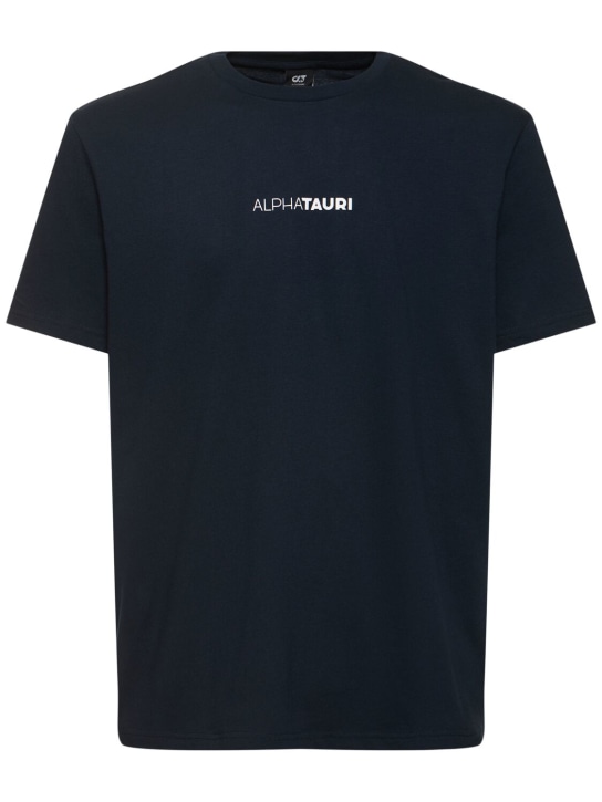 Alphatauri: Jotto t-shirt - Navy - men_0 | Luisa Via Roma