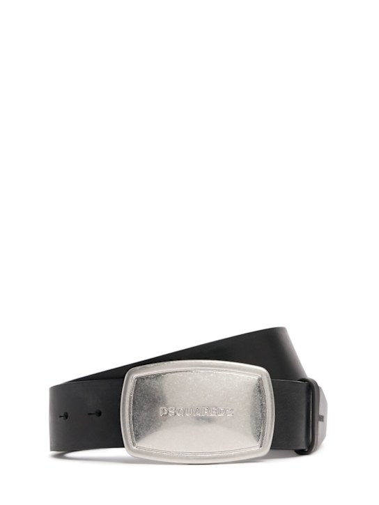 Dsquared2: Cinturón de piel 40mm - men_0 | Luisa Via Roma