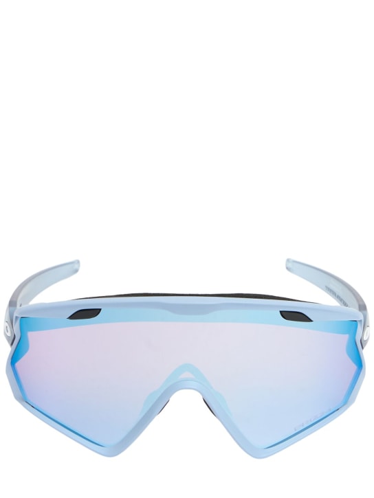 Oakley: Lunettes de soleil Wind Jacket 2.0 - Bleu - women_0 | Luisa Via Roma