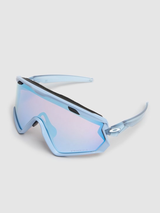 Oakley: Wind Jacket 2.0 sunglasses - Blue - women_1 | Luisa Via Roma