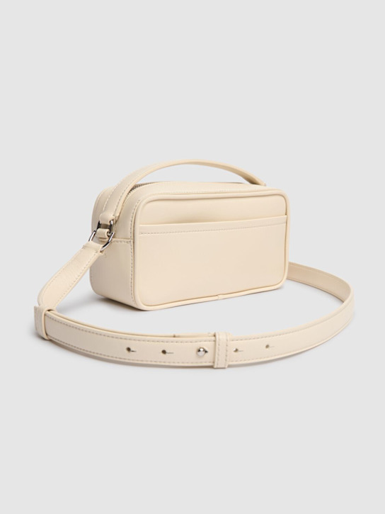 Jacquemus: Le Baneto Crossbody bag - Light Ivory - men_3 | Luisa Via Roma