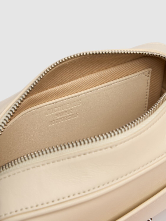 Jacquemus: Le Baneto Crossbody bag - Light Ivory - men_4 | Luisa Via Roma