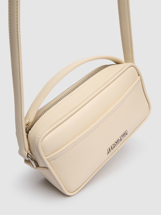 Jacquemus: Le Baneto Crossbody bag - Light Ivory - men_1 | Luisa Via Roma