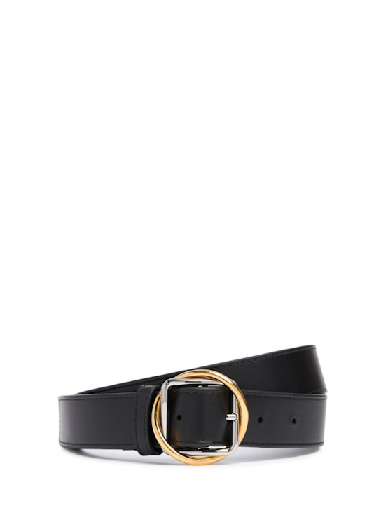 Jacquemus: 3cm La Ceinture Salon leather belt - women_0 | Luisa Via Roma