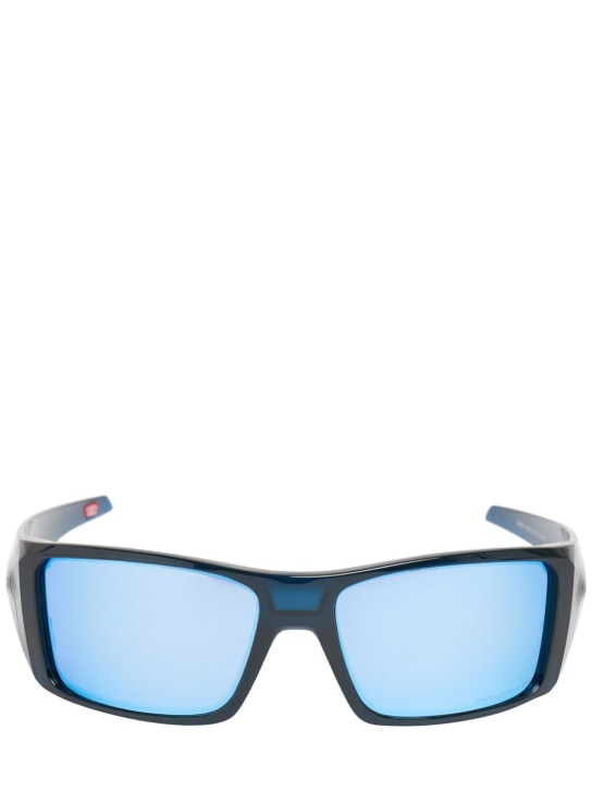 Oakley: Heliostat squared sunglasses - Blue - women_0 | Luisa Via Roma
