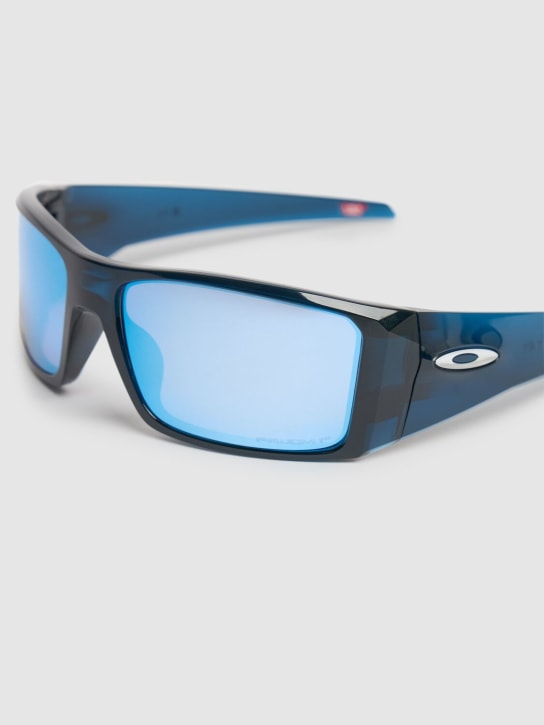 Oakley: Heliostat squared sunglasses - Blue - women_1 | Luisa Via Roma