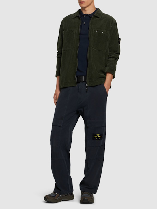 Stone Island: Tech jogging pants - men_1 | Luisa Via Roma