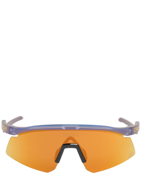 Oakley: Hydra Prizm Fortnite mask sunglasses - Gold/Blue - women_0 | Luisa Via Roma