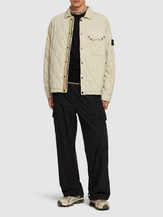 Stone Island: Light Outwear casual jacket - Gips - men_1 | Luisa Via Roma