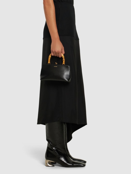 Jil Sander: 50mm Leather tall boots - women_1 | Luisa Via Roma