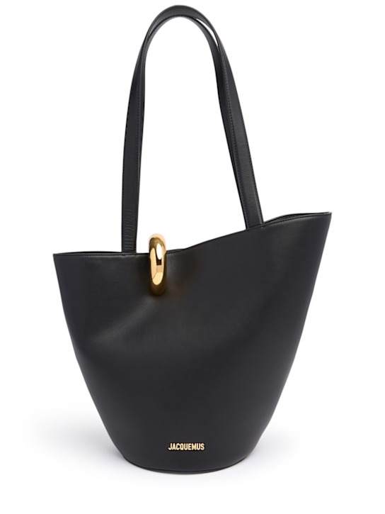 Jacquemus: Le Bambola Moyen smooth leather bag - women_0 | Luisa Via Roma