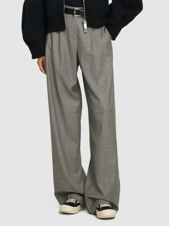 Rick Owens DRKSHDW: Denim low top sneakers - women_1 | Luisa Via Roma