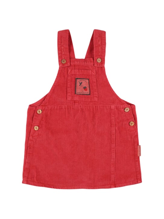 Weekend House Kids: Kleid aus Bio-Baumwolle - Rot - kids-girls_0 | Luisa Via Roma