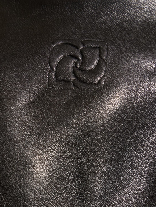 Magda Butrym: Leather jacket - Black - women_3 | Luisa Via Roma