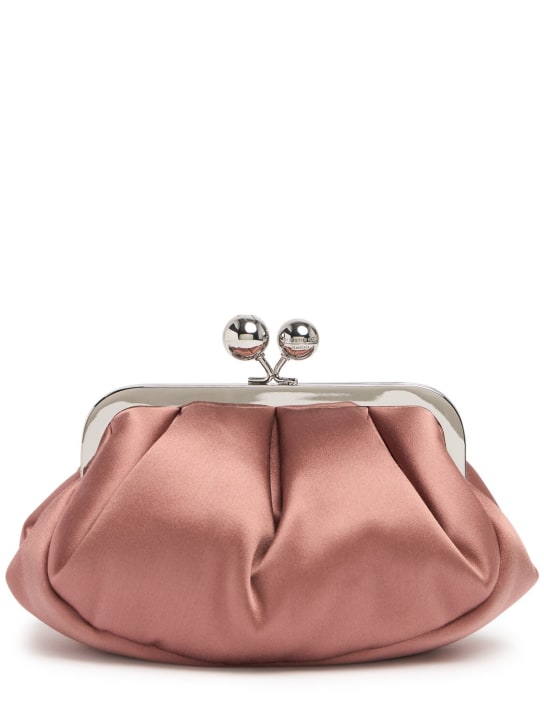 Weekend Max Mara: Tom satin clutch - Blush - women_0 | Luisa Via Roma