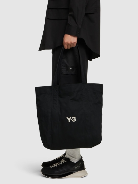 Y-3: Y-3 classic tote - Black - men_1 | Luisa Via Roma