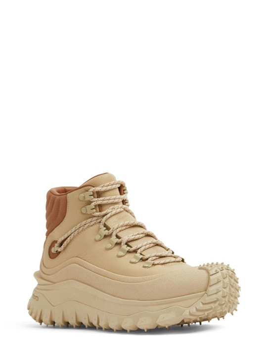 Moncler: Trailgrip GTX leather lace-up boots - men_2 | Luisa Via Roma