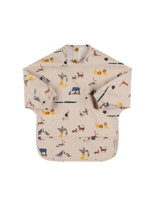 Liewood: Printed water repellent smock - Multicolor - kids-boys_0 | Luisa Via Roma